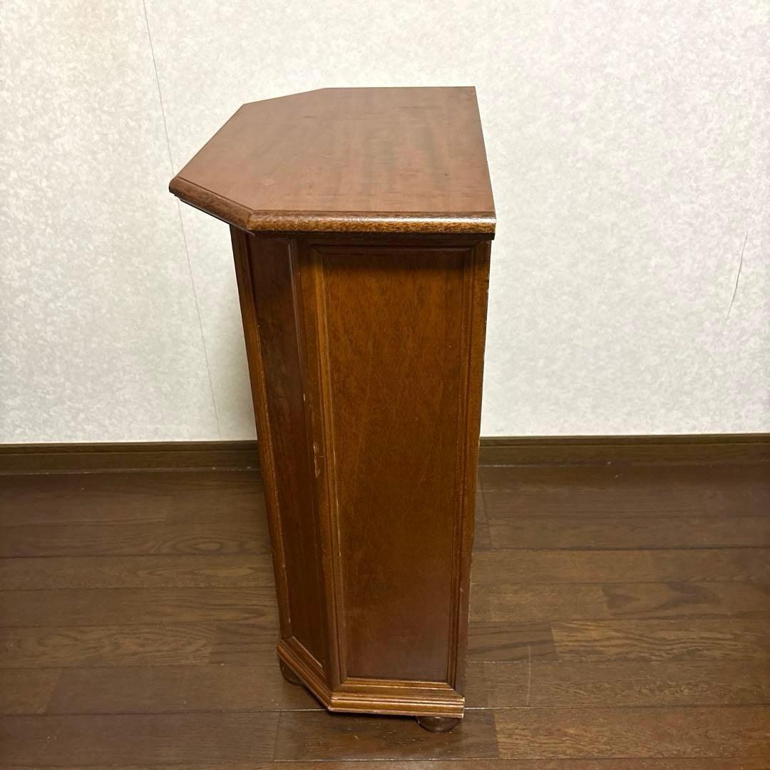 【良品】アンティーク 象嵌 六角 ４段チェスト