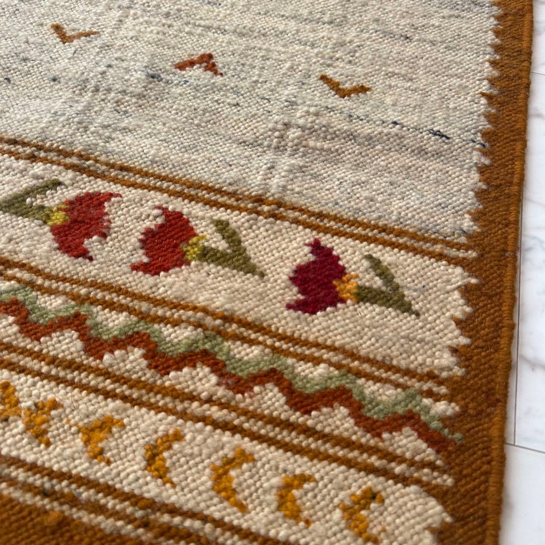 モロッカン調 ウールラグ ボヘミアン ユーロヴィンテージ