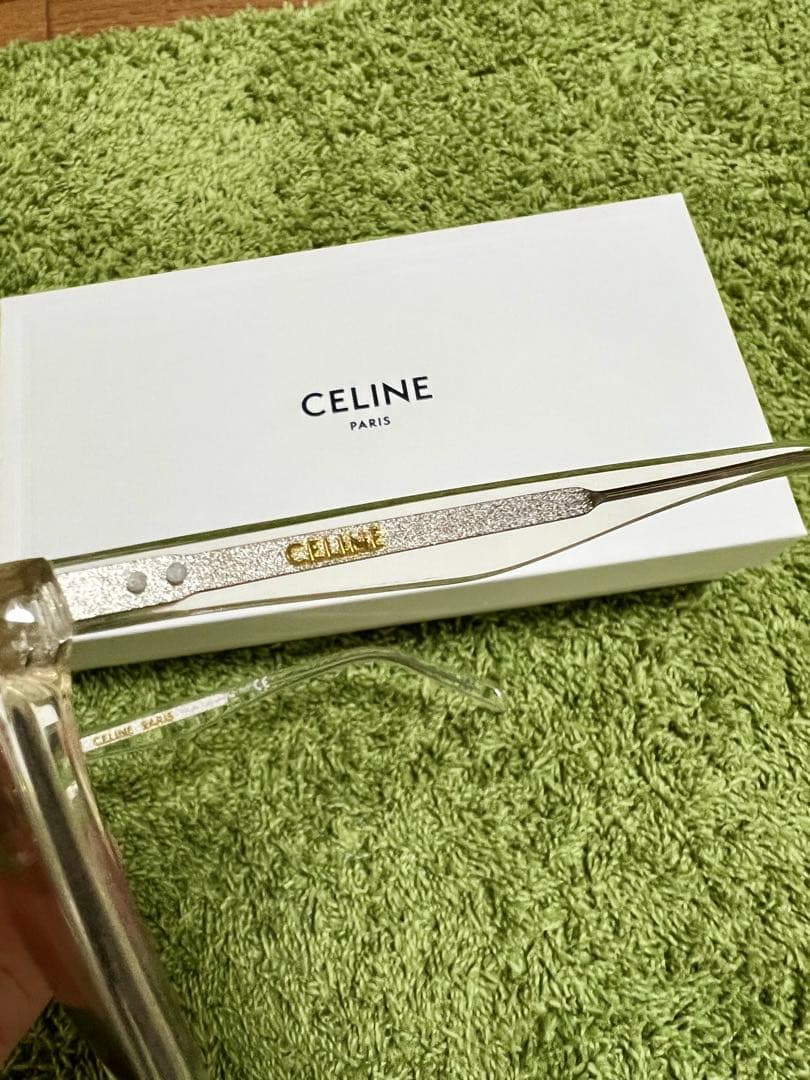 セリーヌ　サングラス　クリアフレーム