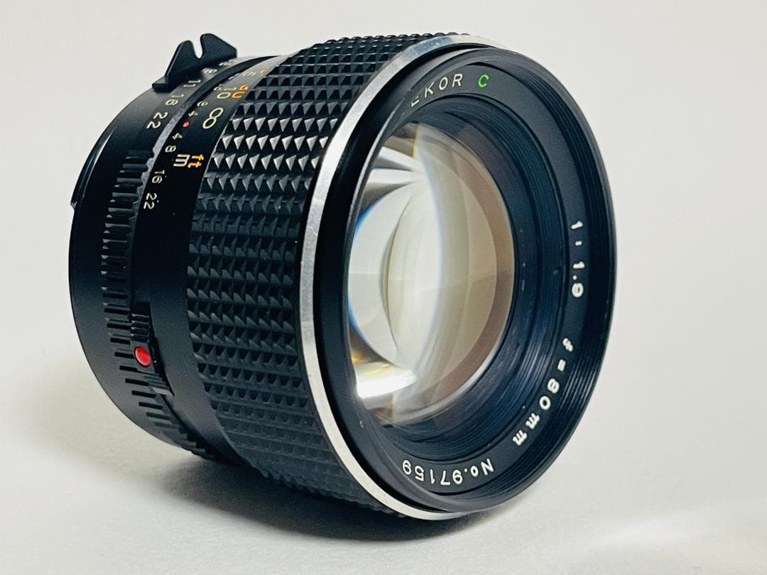 動作良好 MAMIYA マミヤ SEKOR C 80mm F1.9 単焦点レンズ
