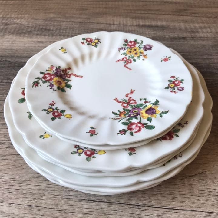 【6枚セット】    ビンテージ皿　英国製