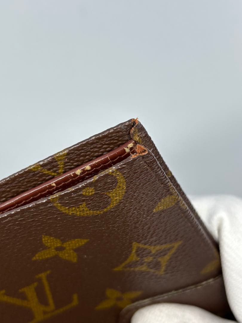 LOUIS VUITTON ルイヴィトン モノグラム 手帳型 パスポートケース