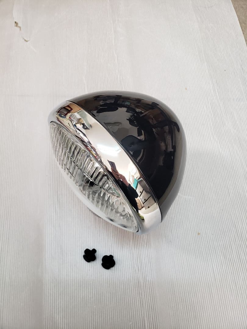 ヤマハ　SR400　ブラック　ルーカス　砲弾型　デイトナ　ペイトン　ヘッドライト