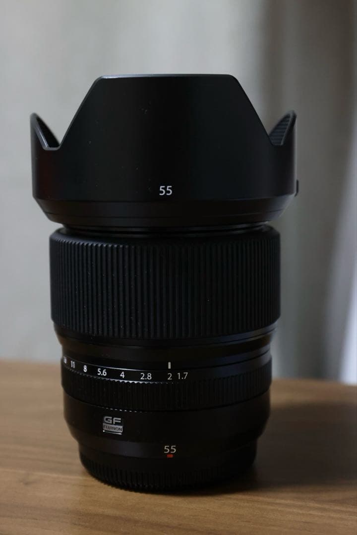 FUJIFILM GF55mmF1.7 R WR ［元箱•付属品完備］