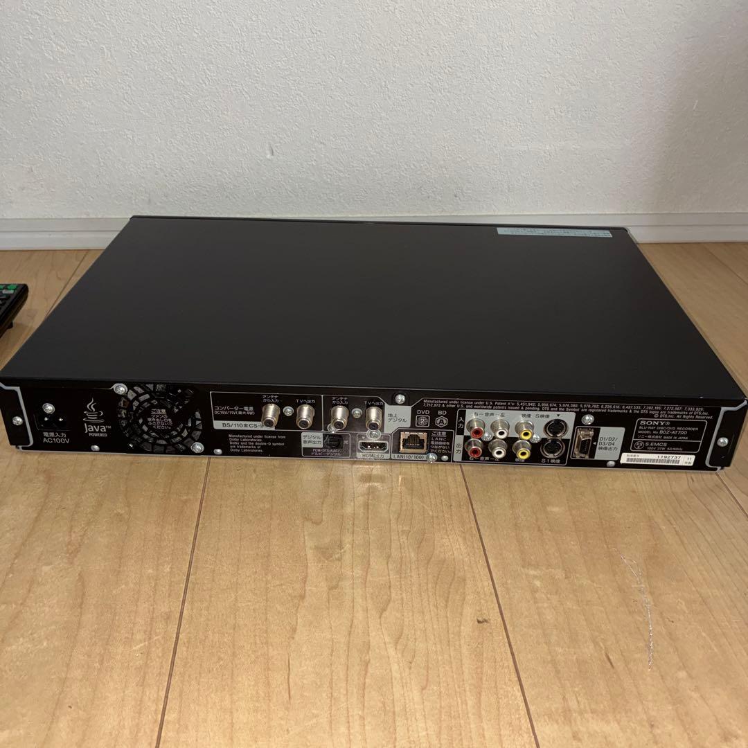 Sony ブルーレイレコーダー　BDZ-AT700動作ok です
