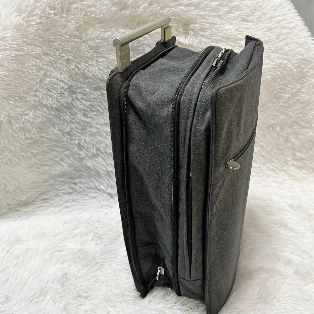 美品⭐︎サムソナイト×スタルク ZAB 拡張式リュック グレー