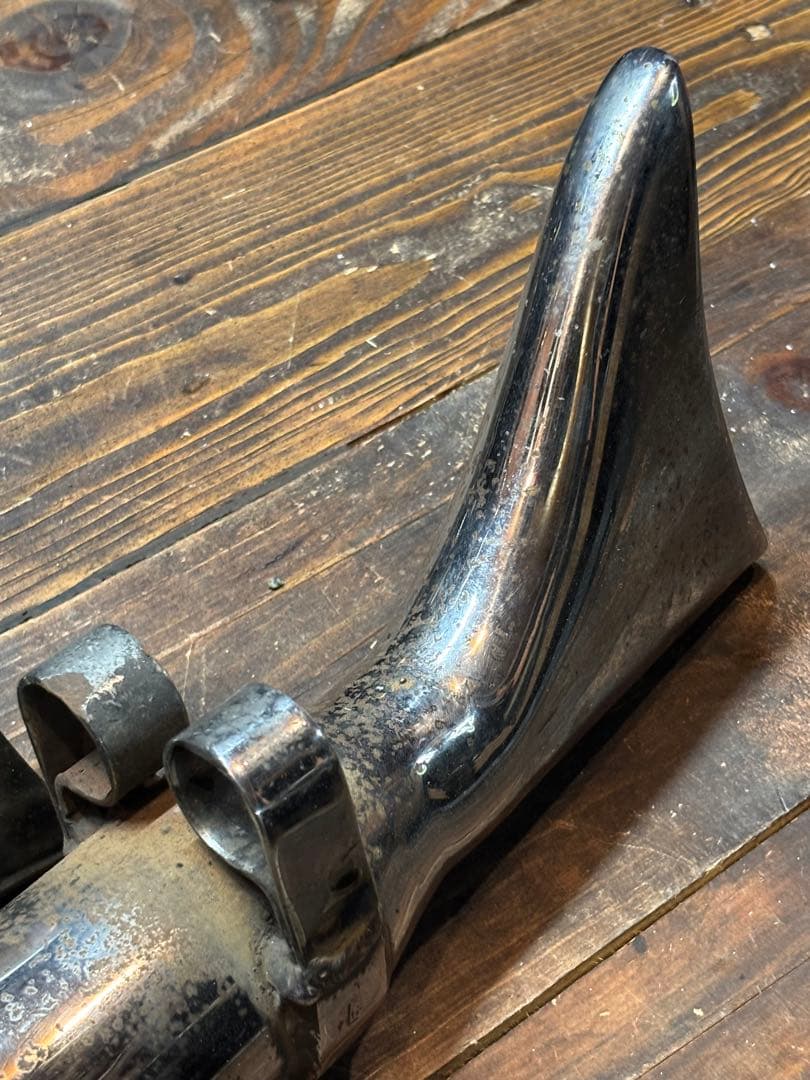 格安！　汎用　フィッシュテールマフラー　ハーレー　ショベル　ドラッグスター