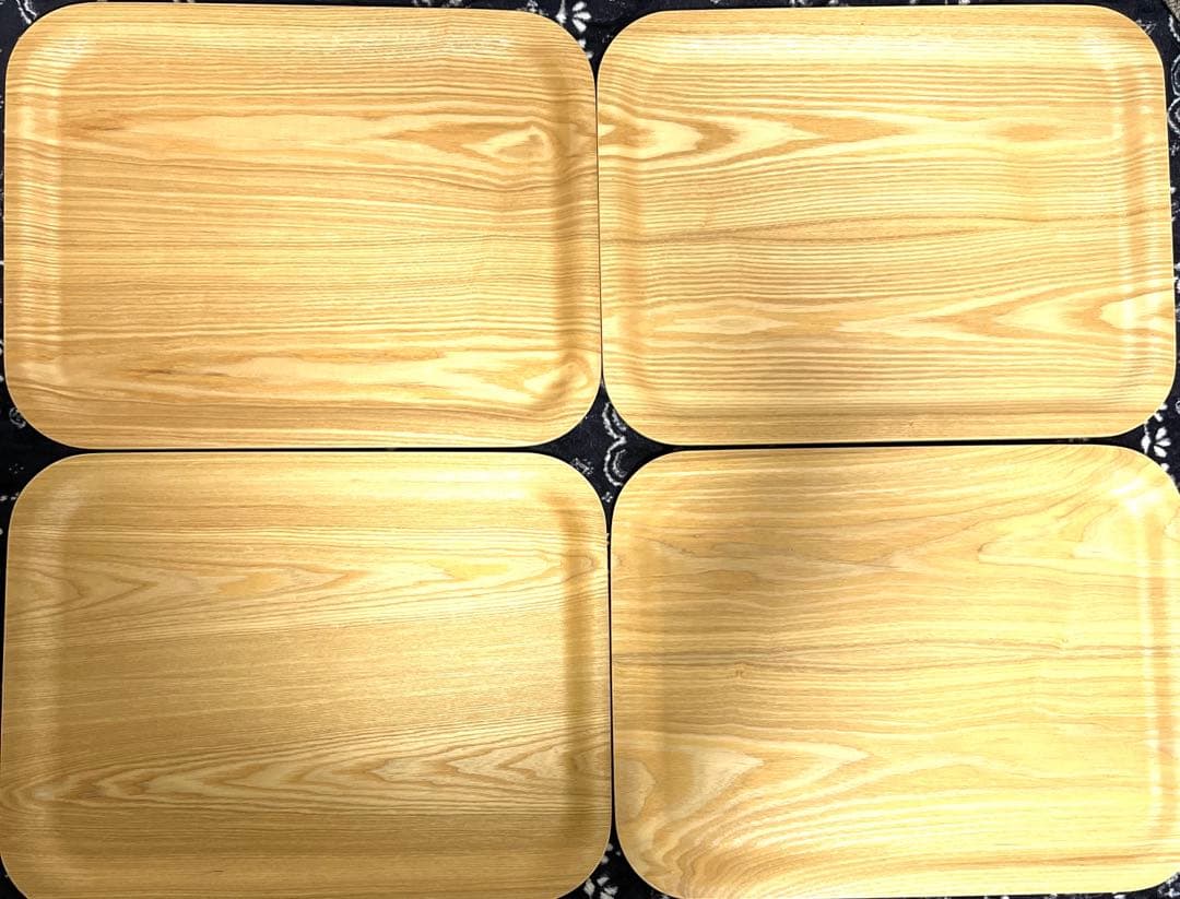 無印良品　MUJI 木製トレー　4枚　廃盤　新品未使用　バラ売り可　送料込み