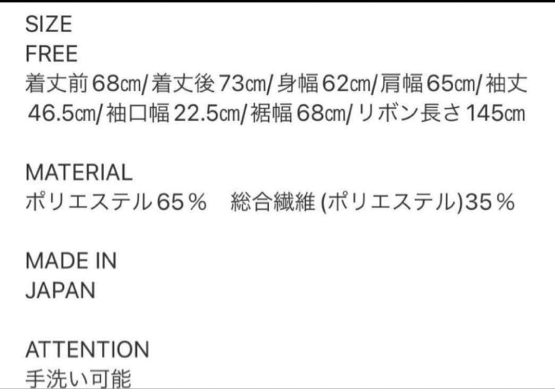 unminou アンミヌ リボンブラウス