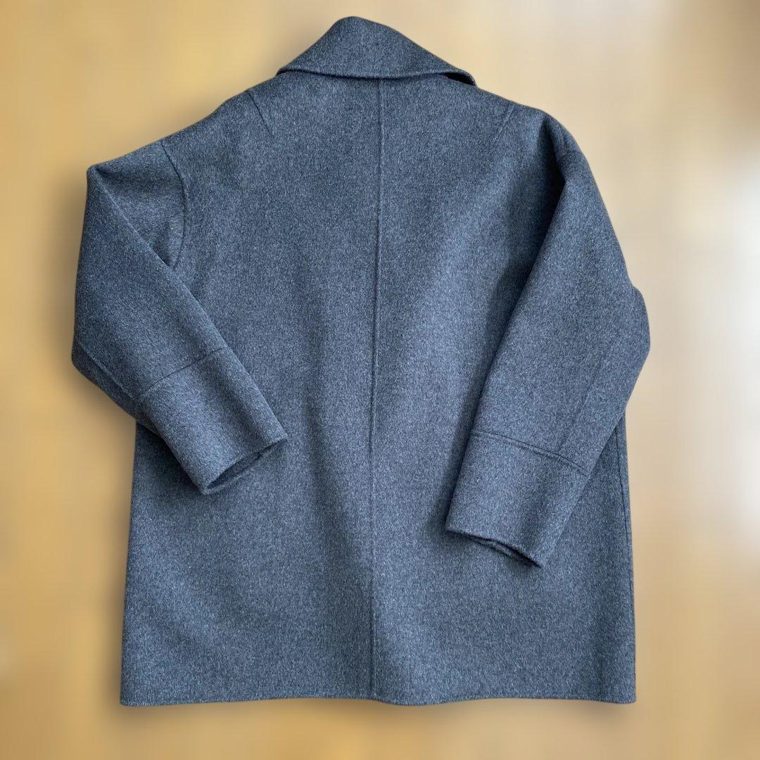 【タグ付新品】evernavy リバーPコート　チャコールグレー　エバーネイビー