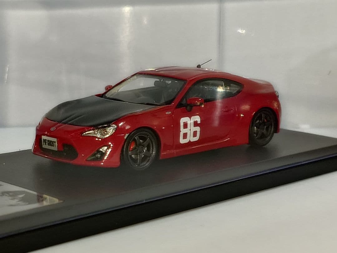 モデラーズ MFゴースト 1/43 トヨタ 86GT MFG第3戦 ミニカー