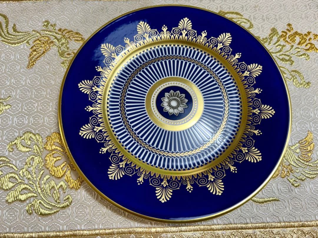 ウェッジウッド　アンセミオンブルー　20cm皿2枚セット