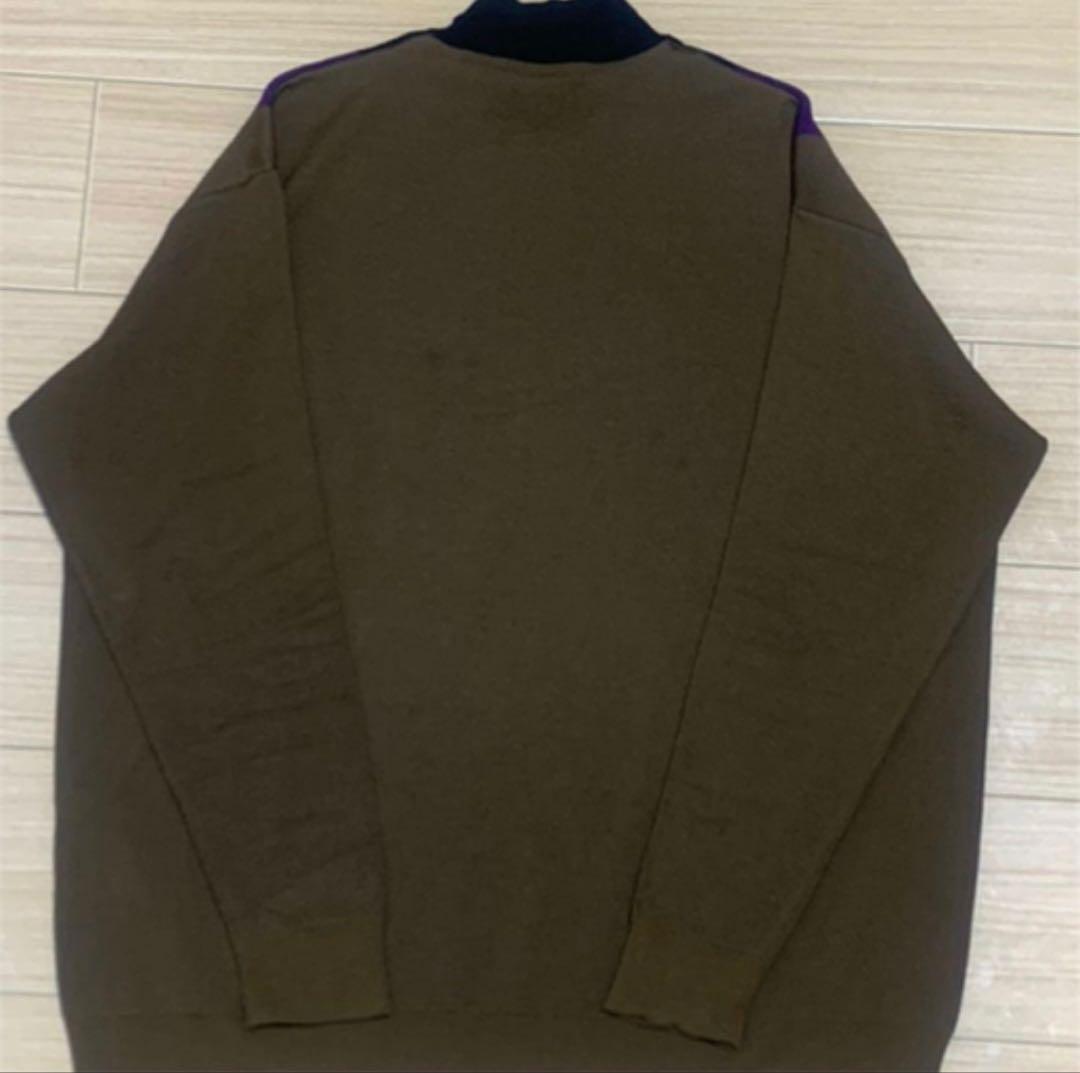 PRADA 2011aw モックネック ニット バイカラー