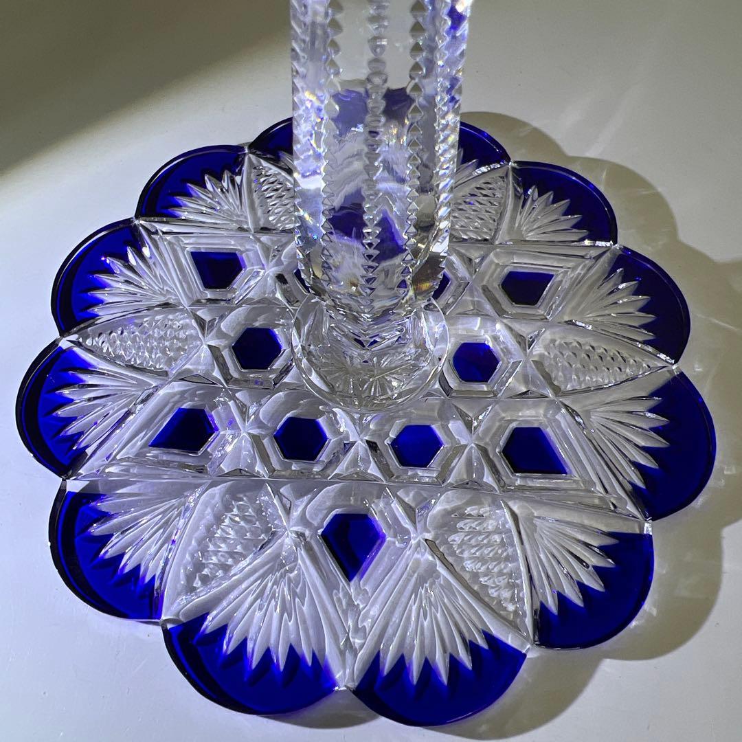 バカラ最高級シリーズ　ツァーシャンパンクープ　共箱　高さ27.3㎝