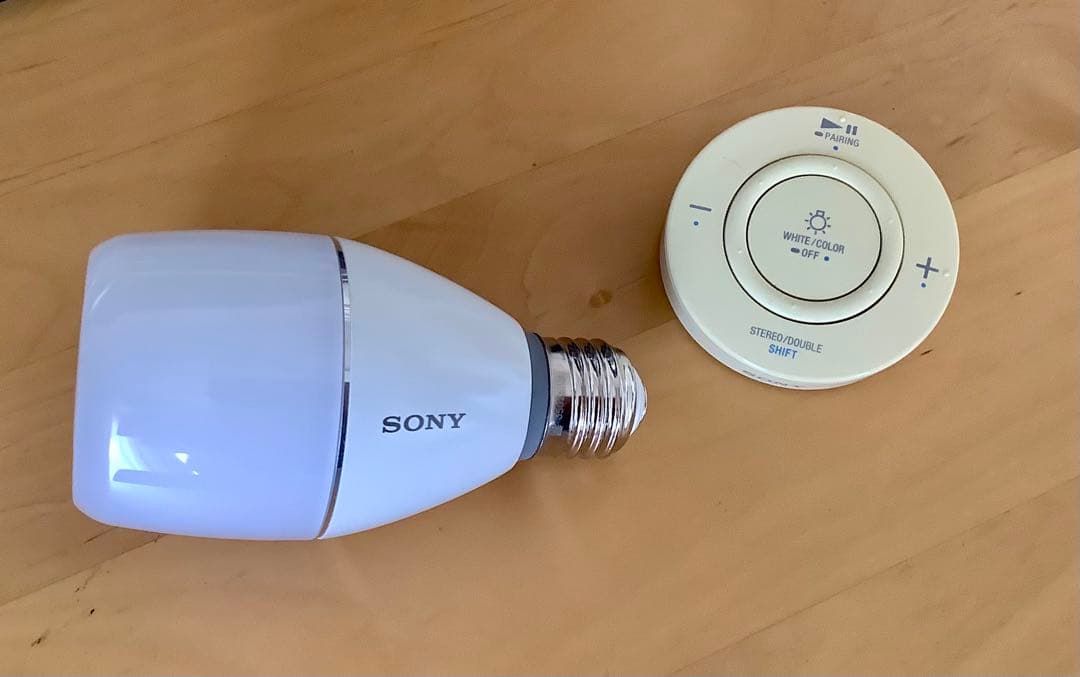 SONY LED電球スピーカー　LSPX-103E26 リモコン付き