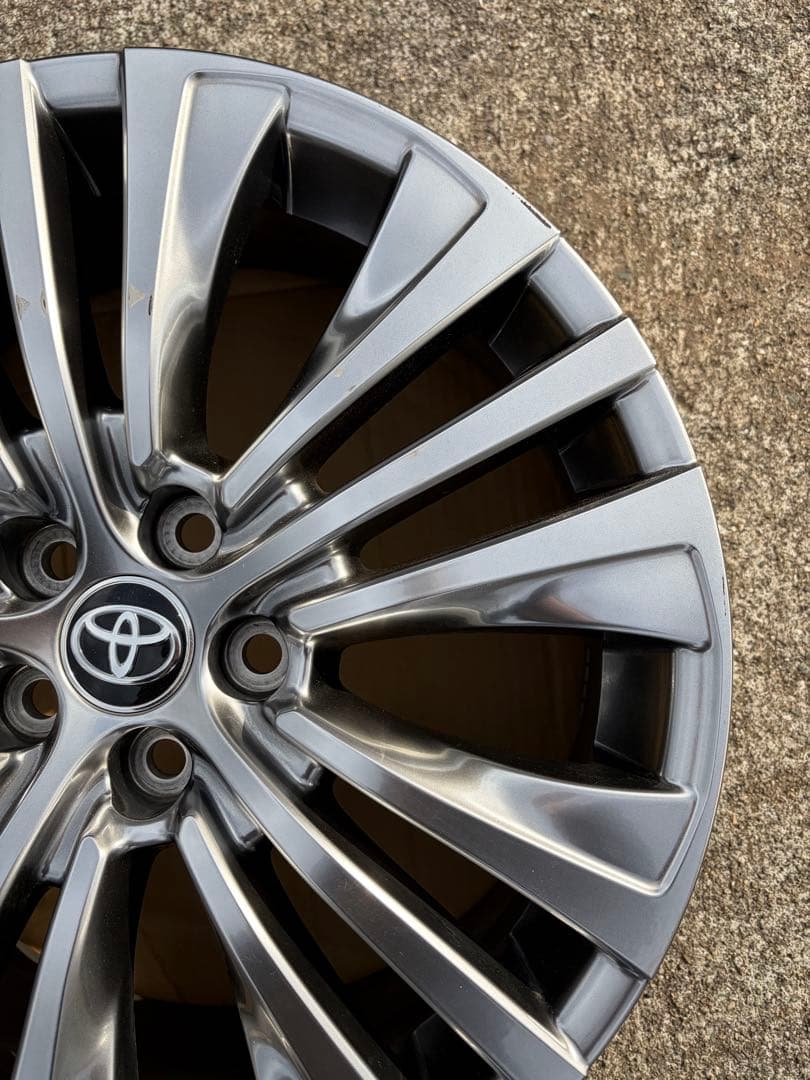 【送料無料】値引き！！①トヨタ 19インチ 80ハリアー純正　アルミホイール