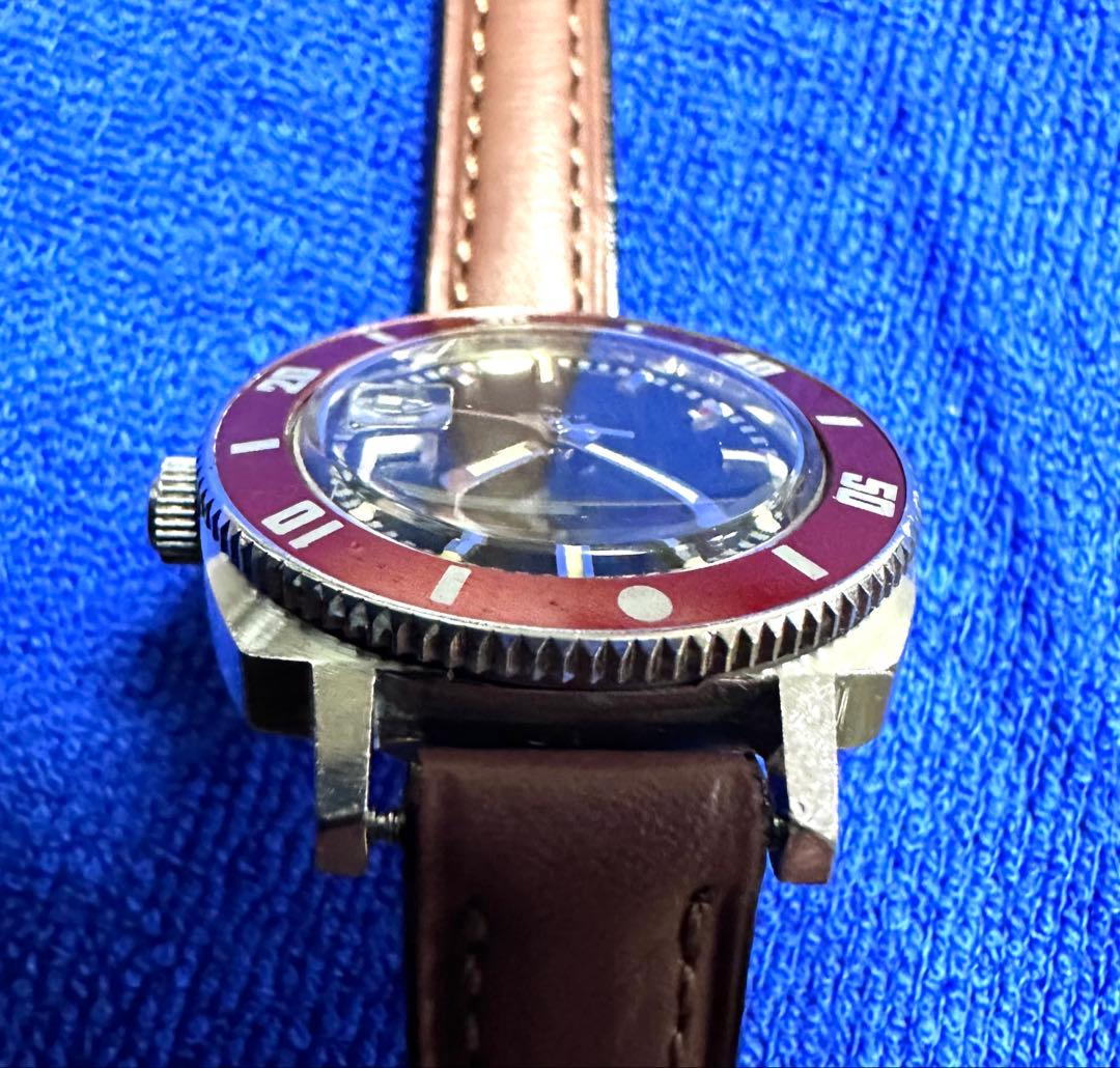 セイコー マチックレディーダイバー２５１７ー３２７０　赤カレンダー フルＯＨ済