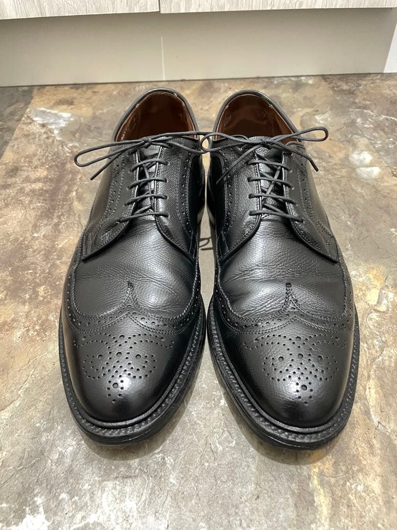 美品アレンエドモンズ最高級マクニール　ロングウィングチップ