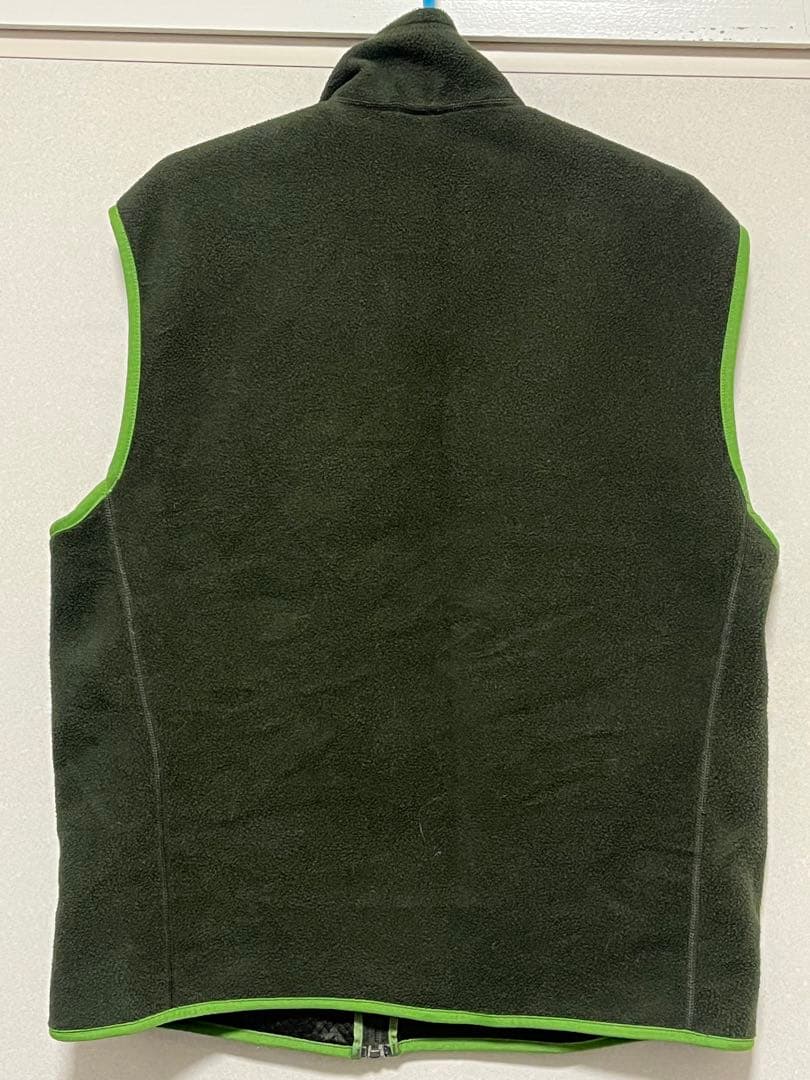 Patagonia フリースベスト ダークグリーン　L シンチラ