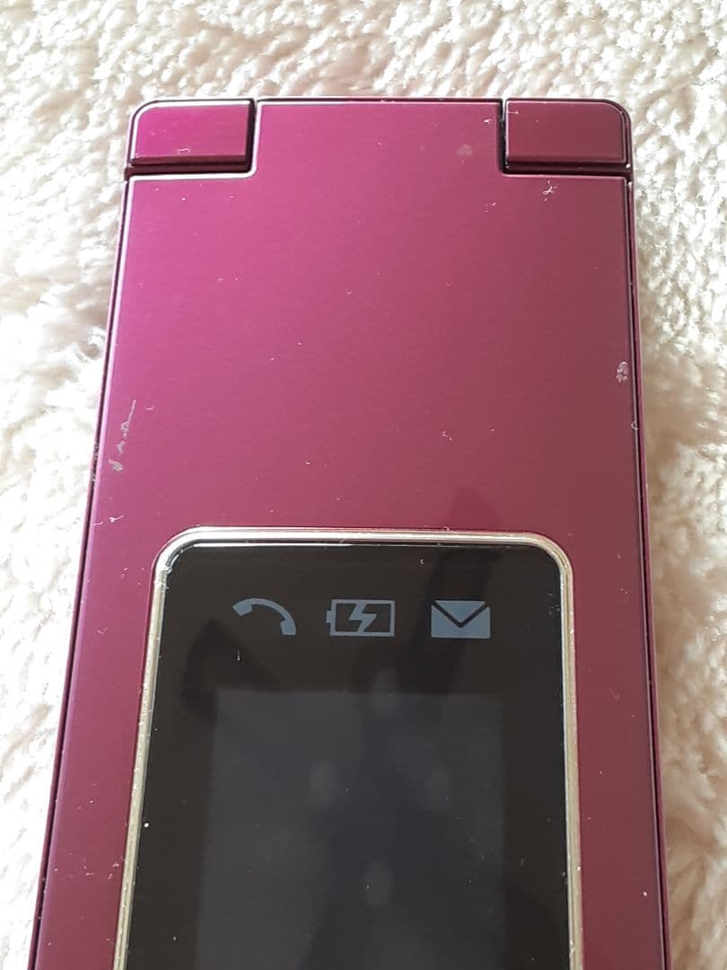 SoftBankかんたん携帯9 NP505SH ワインレッド