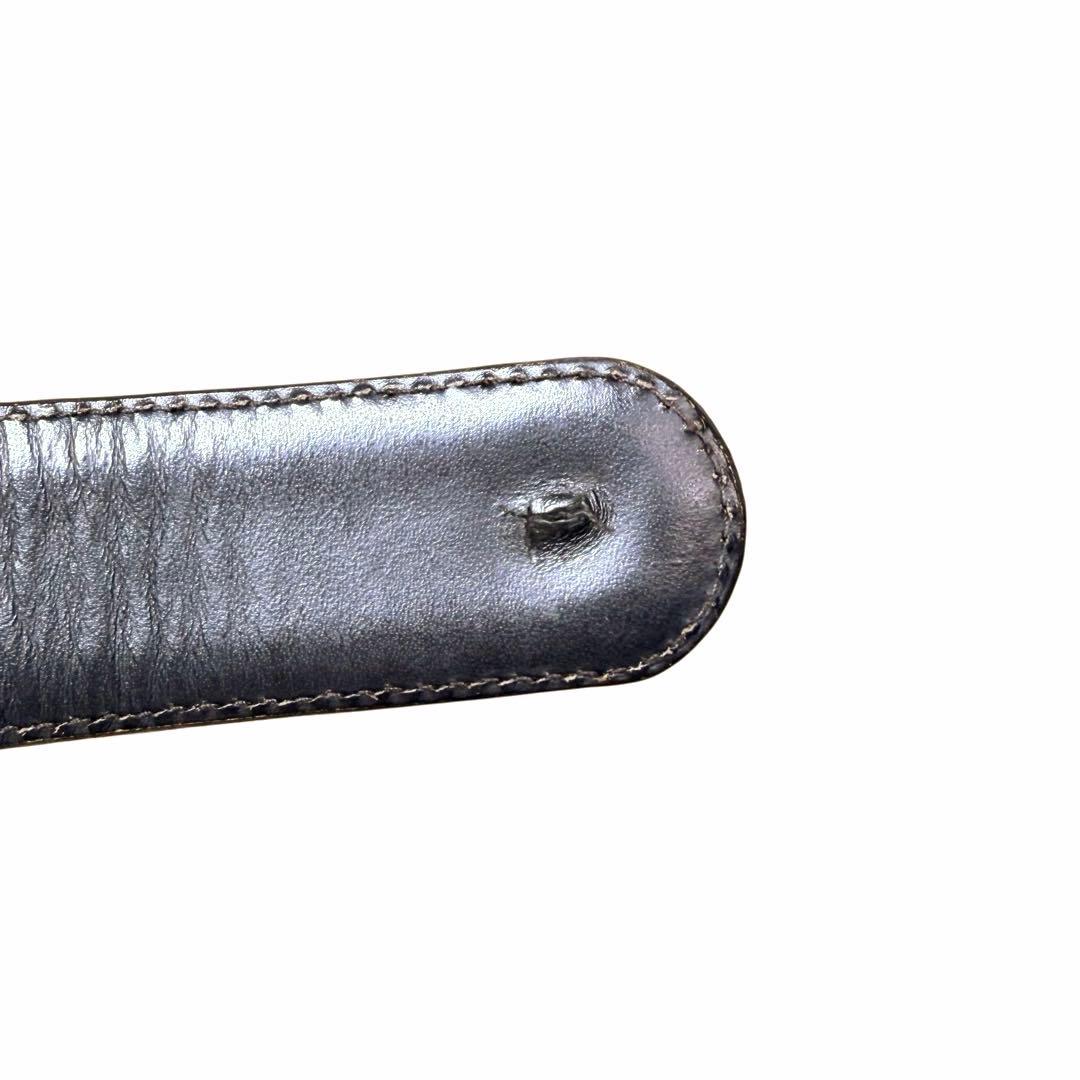 グッチ GUCCI ベルト インターロッキング GG柄 ブラウン キャンバス