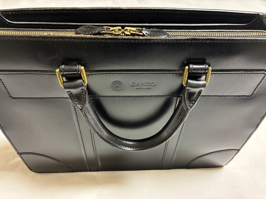 GANZO ブライドルレザー ビジネスバッグ