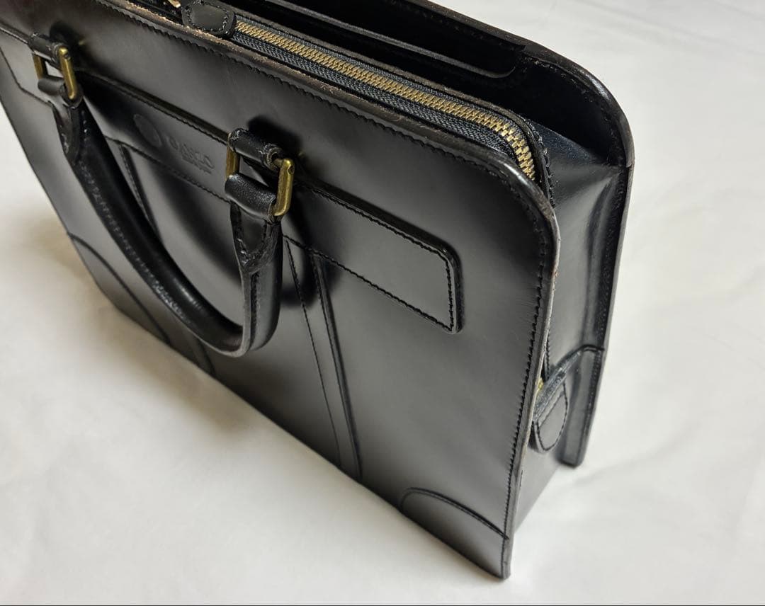 GANZO ブライドルレザー ビジネスバッグ