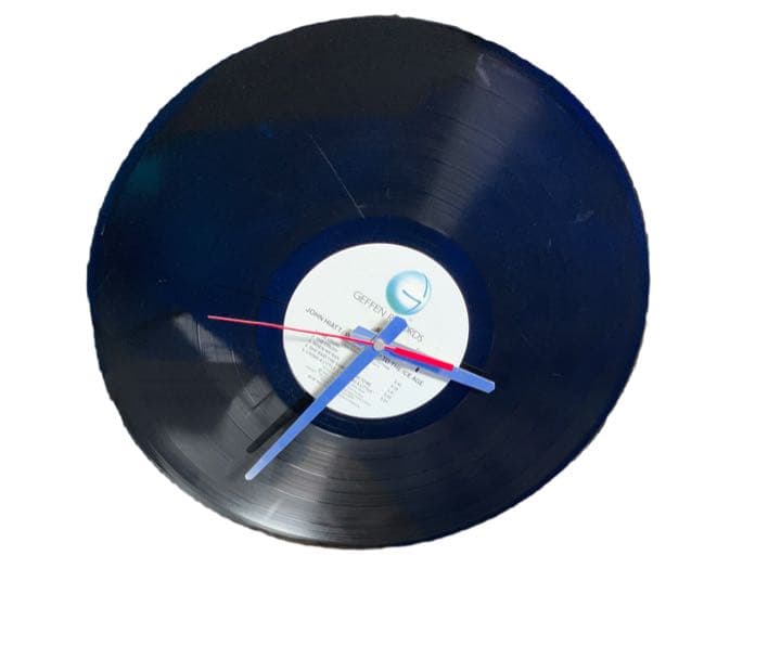 レコード型　掛け時計　アナログ