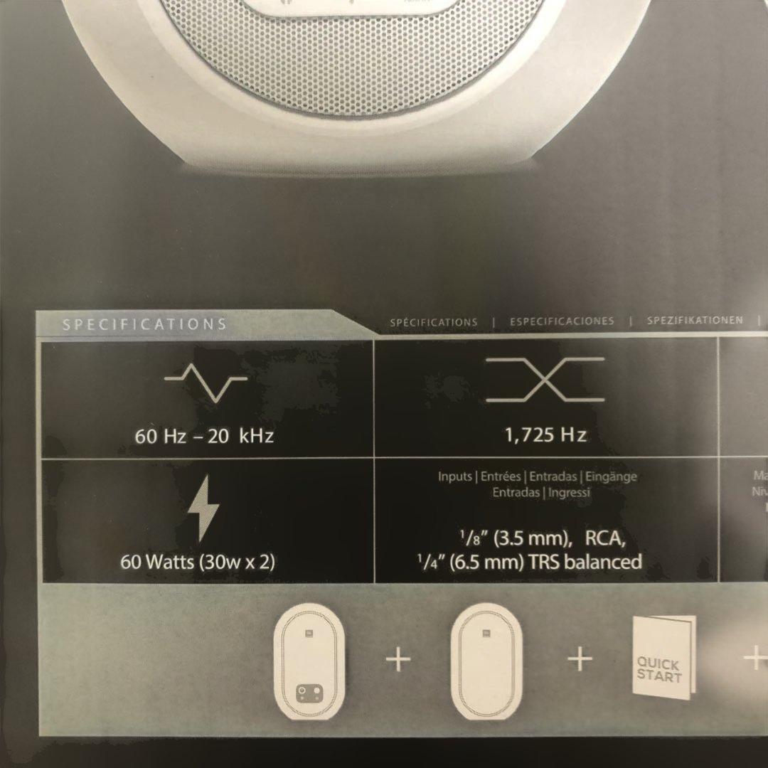 【新品同様】JBL 104-BT w スピーカー ホワイト　Bluetooth対