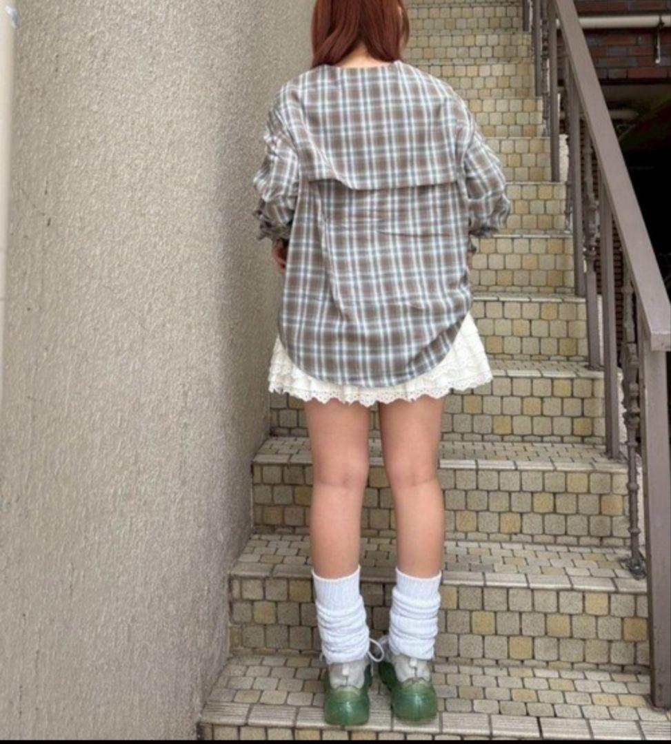 Candystripper新品♥完売♥チェックセーラーブラウスシャツ