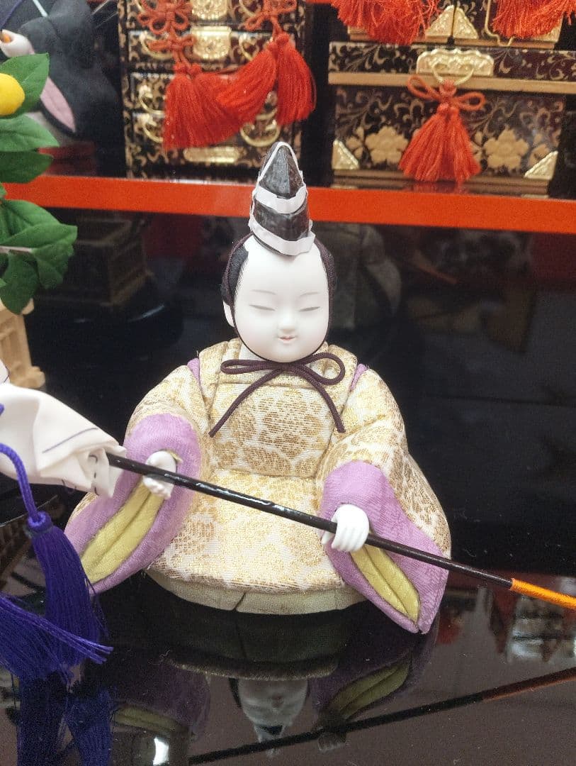 真多呂人形オリジナル五段飾り　雛人形 コンパクト 木目込人形 十五人飾 真多呂作