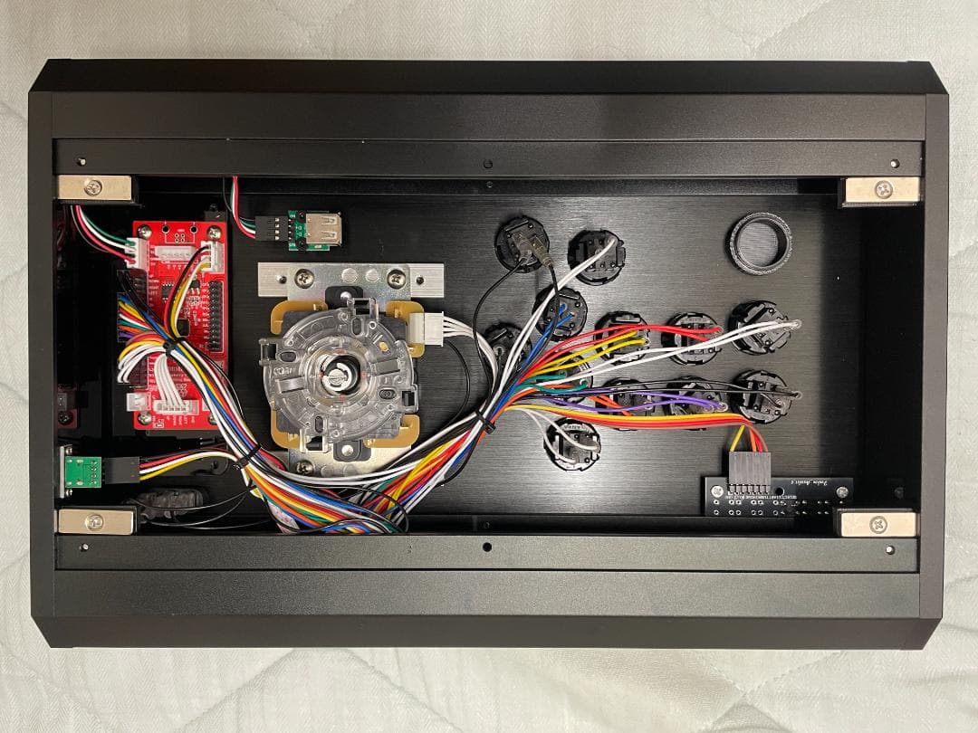 DRMFTG DRM JS アーケードコントローラー　レバー クリアパネル付き