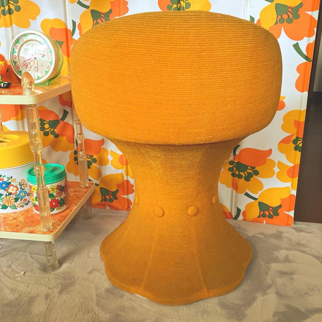 昭和レトロ レトロポップ スツール ヴィンテージ 椅子 ミッドセンチュリー