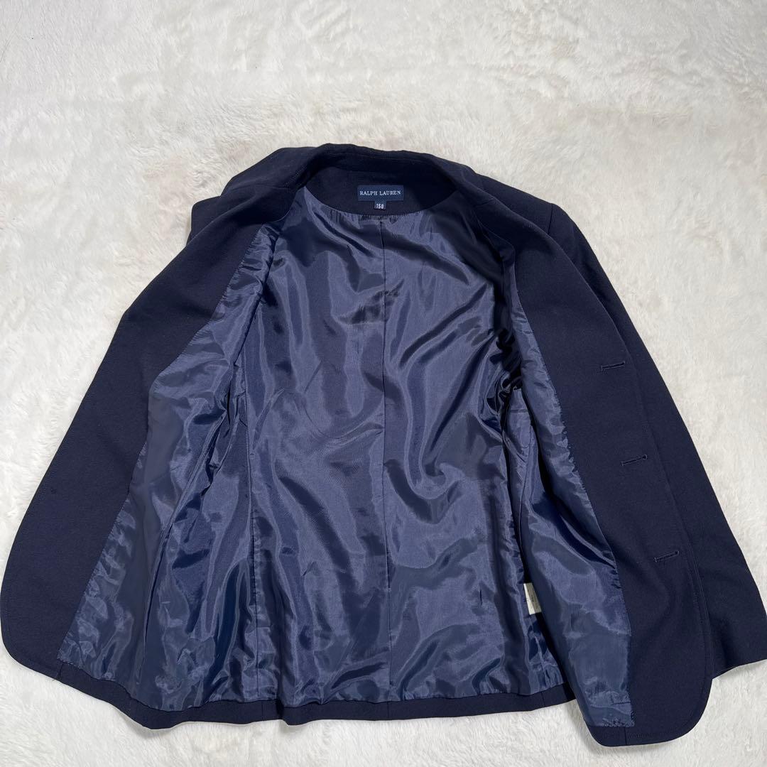 美品　ポロラルフローレン　金ボタン　セットアップ　紺ブレ 卒業　入学　150