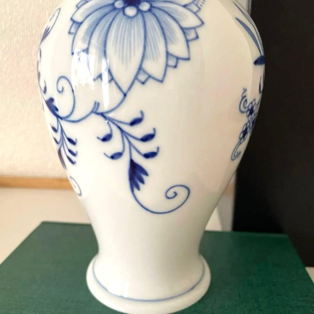 ○綺麗な花瓶○２４cm○箱入り○Meissenマイセン○
