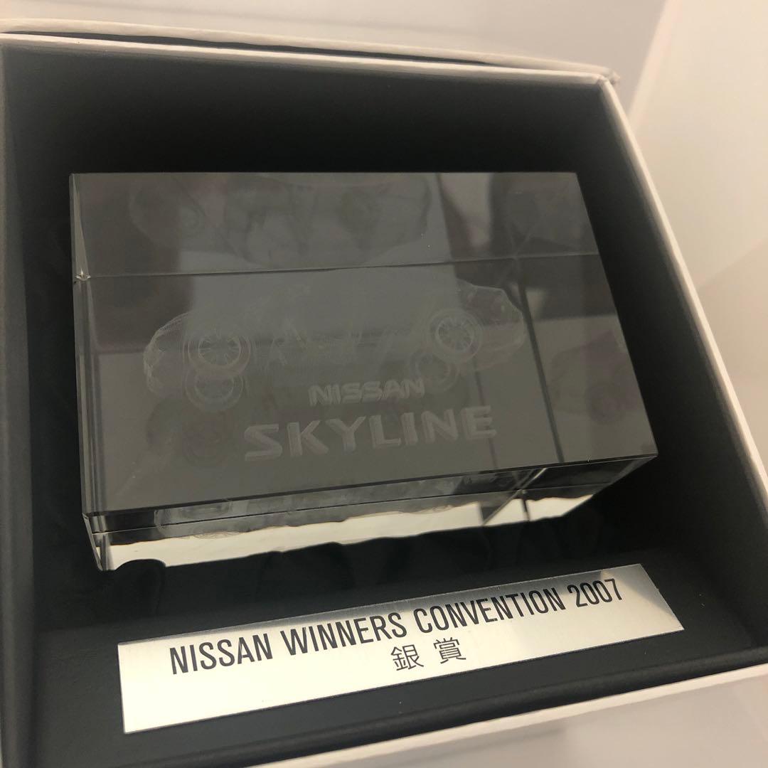 非売品　日産 ニッサン　スカイライン 3D クリスタルアート