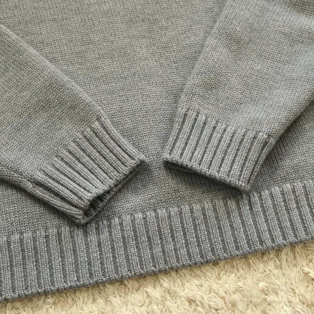 ひ*ん様 ZANONE グレー 5G クルーネックニット GIRO