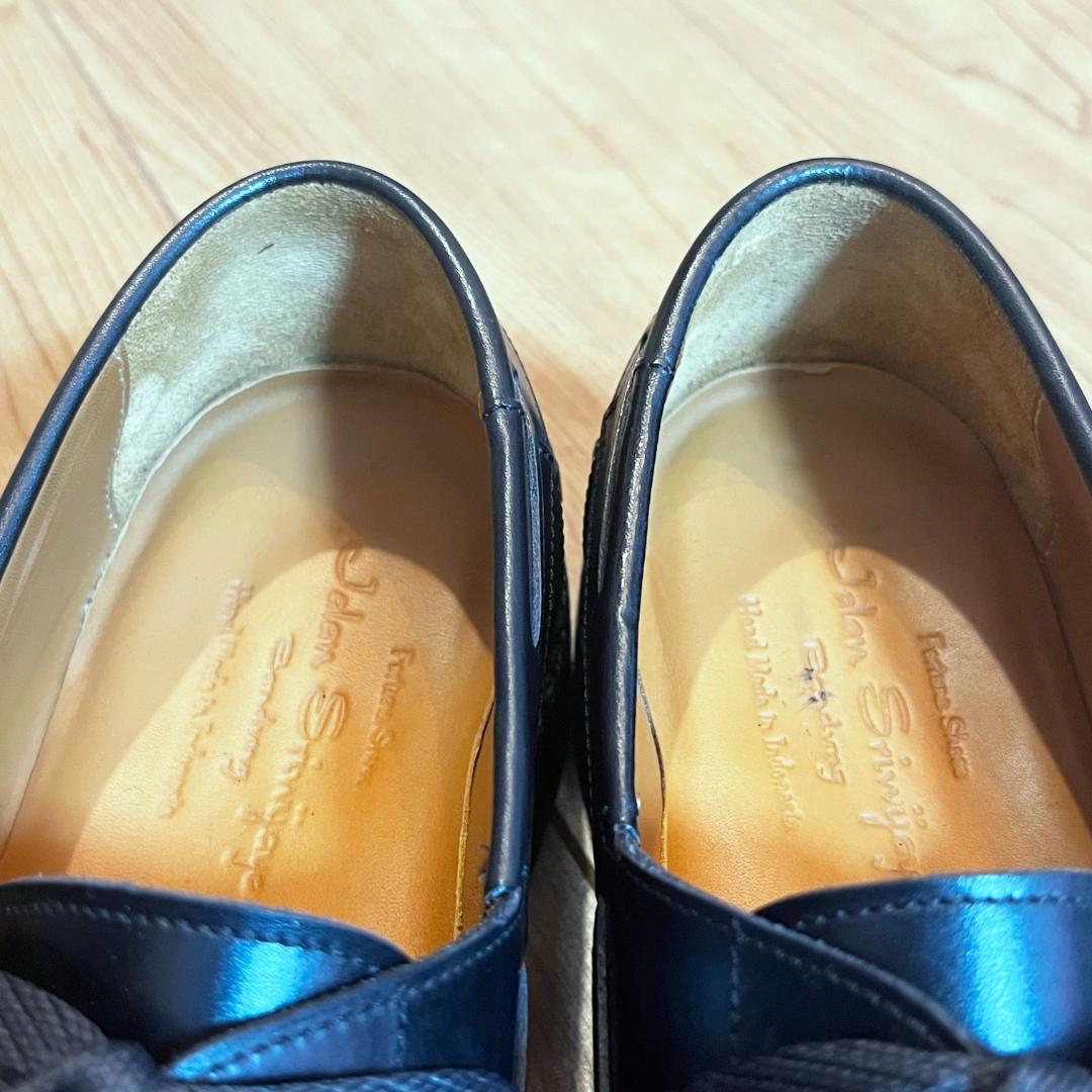 中古　24.5～25cm ジャランスリウァヤ デッキシューズ　98978 黒