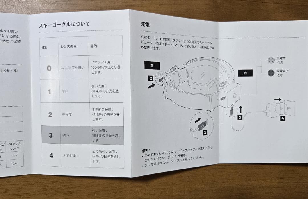 熱線ゴーグル sable セーブル SA-PS060 中古美品