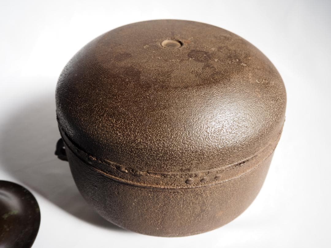 2代下間庄兵衛造『万代屋釜』15代大西清右衛門（浄心）極箱