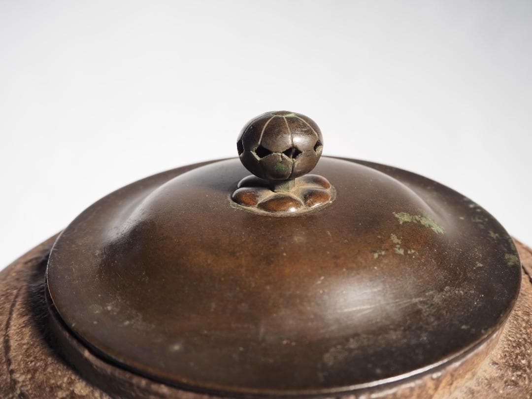 2代下間庄兵衛造『万代屋釜』15代大西清右衛門（浄心）極箱