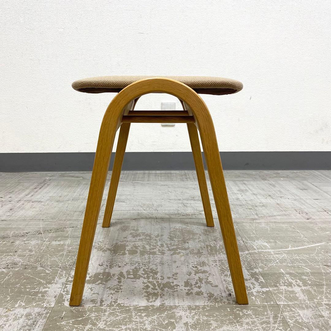 秋田木工 No.202 スツール ナラ材 スタッキングチェア 椅子 3