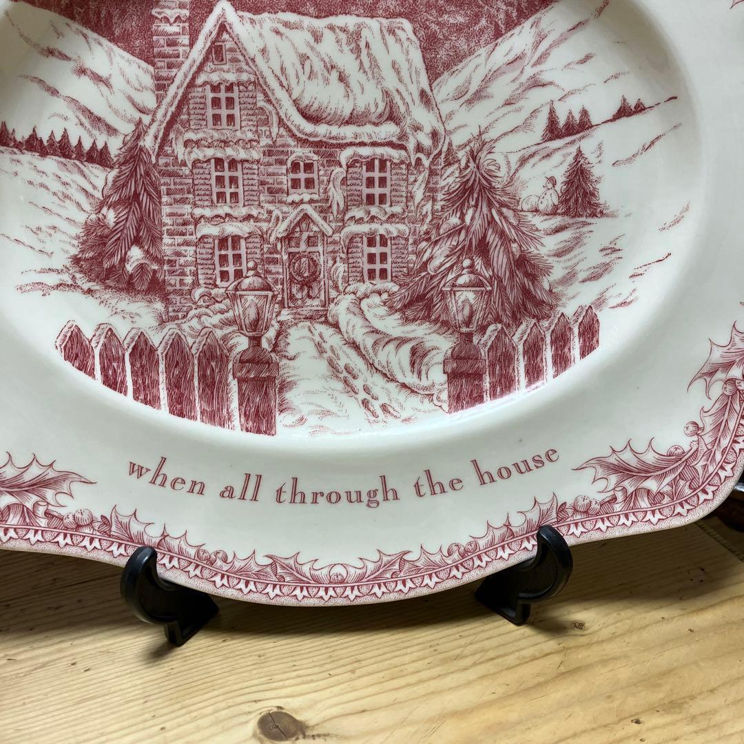 ジョンソン・ブラザーズ　ノーブルエクセレンス　ピンク大型オーバルプレート