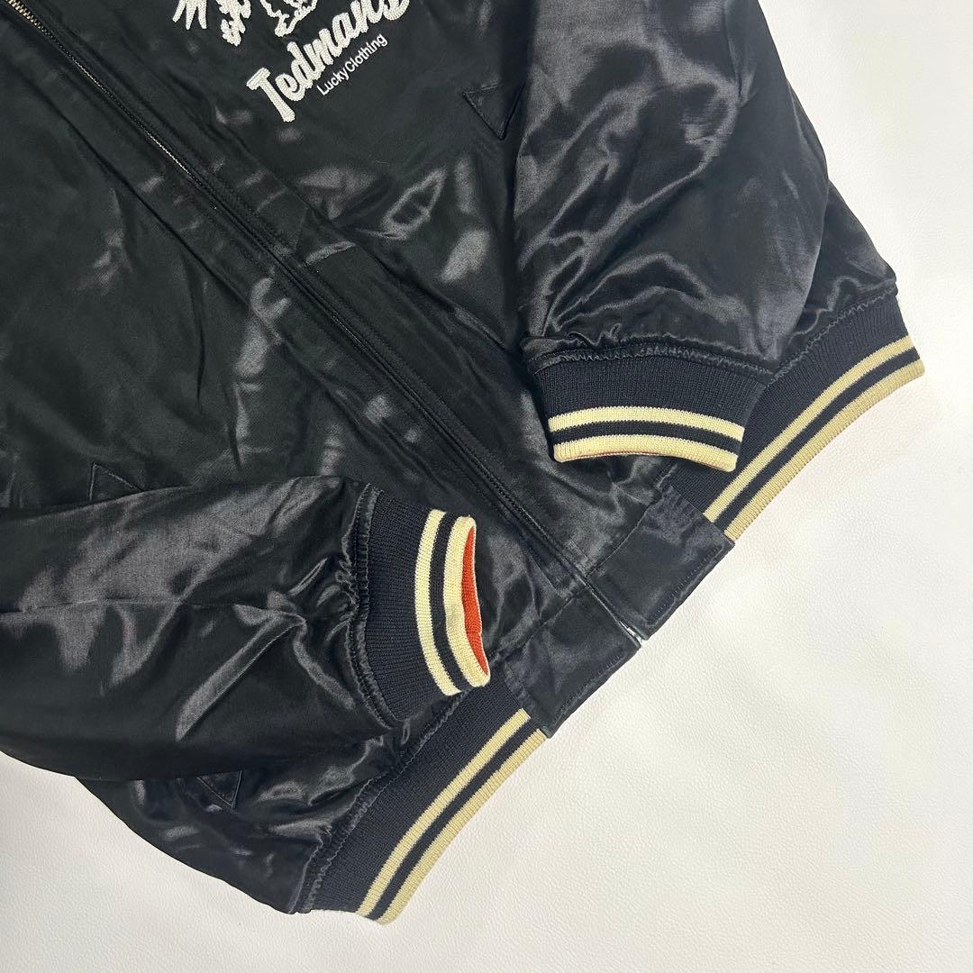 【希少】TEDMAN テッドマン リバーシブル スタジャン 42 黒× 刺繍