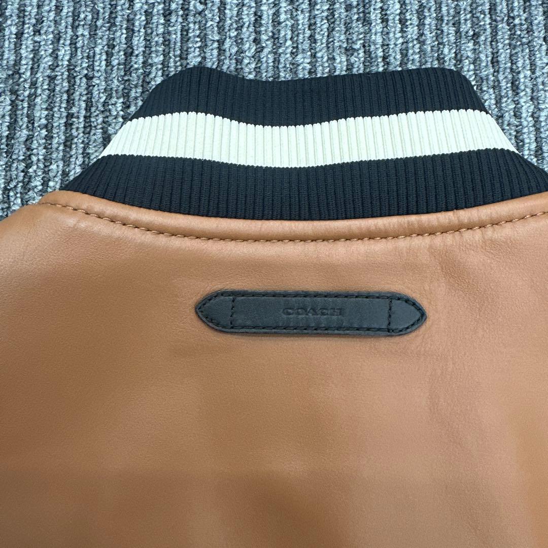 COACH スタジャン XS ブラウン・ブラック