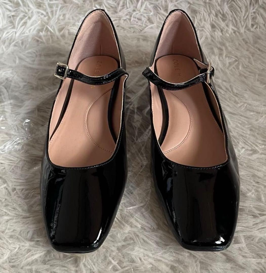 美品コールハーン COLE HAANブリッジ メリージェーン バレエ パテント