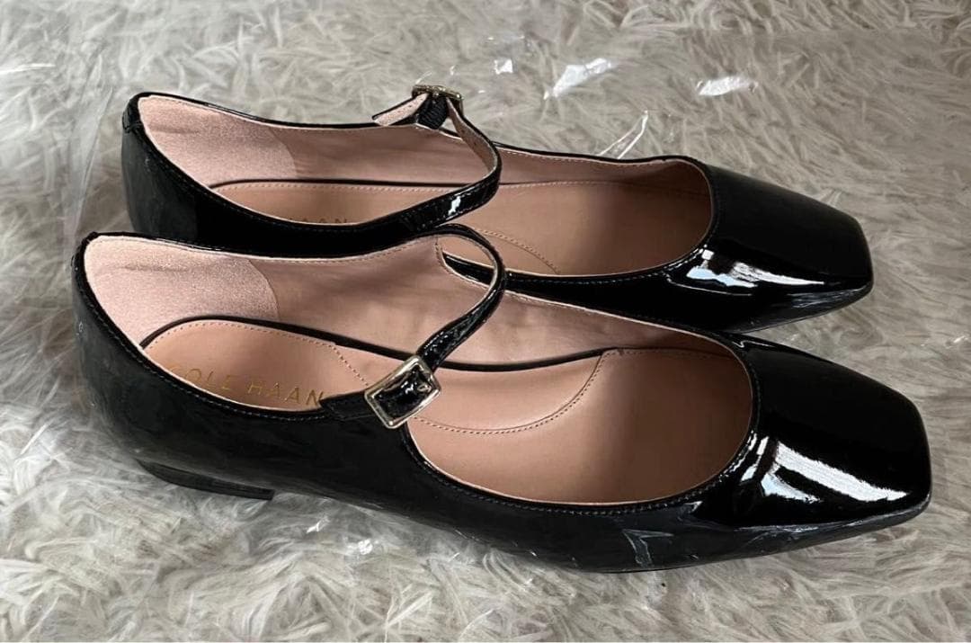 美品コールハーン COLE HAANブリッジ メリージェーン バレエ パテント