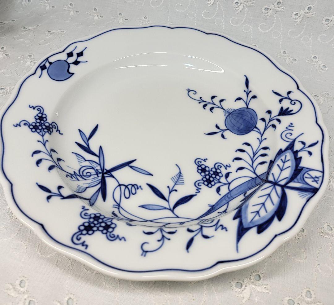 未使用✨マイセン ブルーオニオン プレート 20cm 皿 サラダ デザート