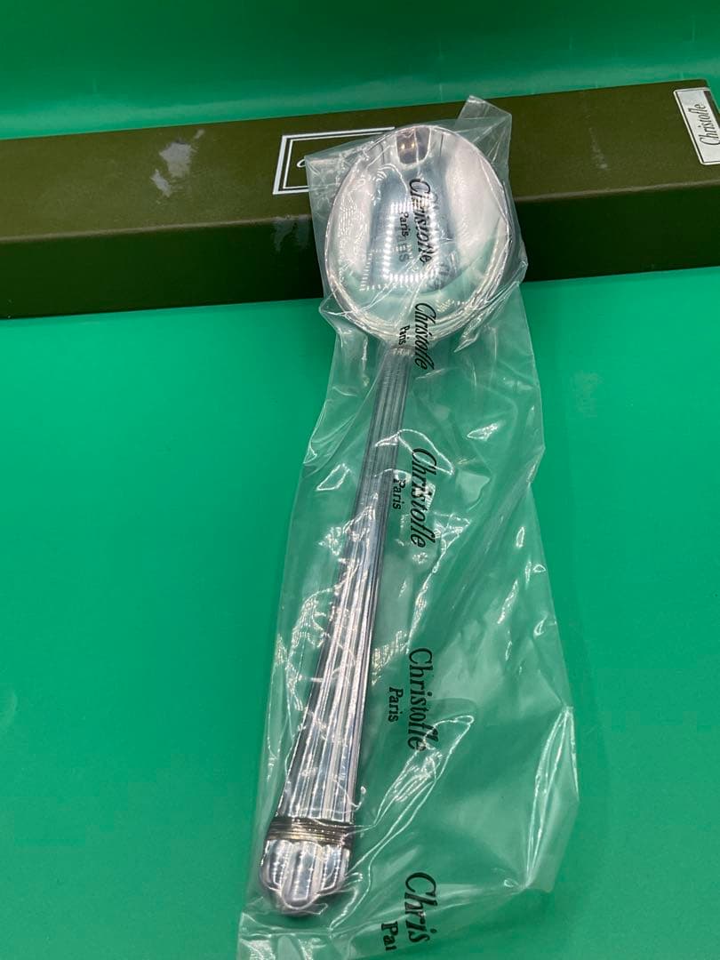 クリストフル アリア　ゴールド　スプーン　サラダサーバー　未開封