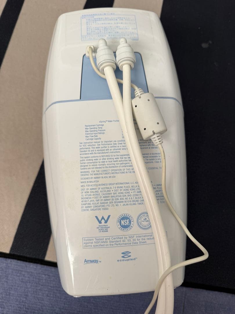 eSpring 浄水器 ホワイト NSF認証